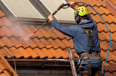 Démoussage et hydrofuge de toiture à Loisin